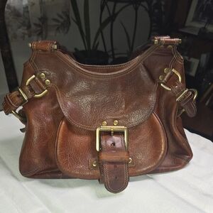 Vintage Mulberry Brown Satchel
